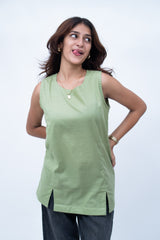 Velorrea The Confident Curve Slit Top Combo