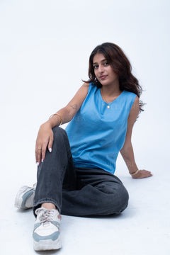 Velorrea Muse blue top