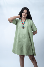 Velorrea Nia pista green dress