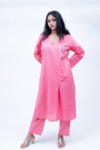 Velorrea Evara Angrakha peach set