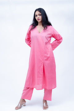 Velorrea Evara Angrakha peach set