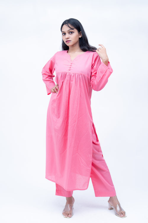 Velorrea Niraya Peach Color Cord Set