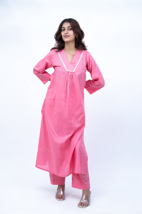 Velorrea Fierce in Fabric V-neck combo