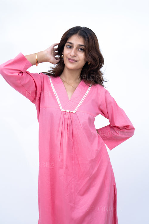 Velorrea Ira peach co-ord set