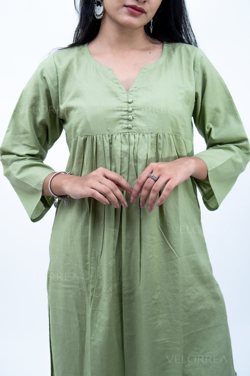 Velorrea Niraya pista green co-ord set
