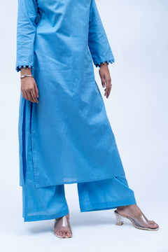 Velorrea Nysa V-neck blue set